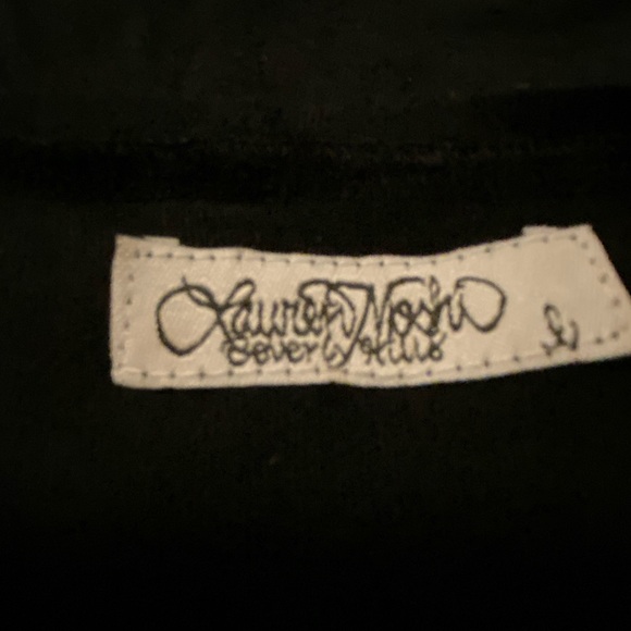 BLACK Lauren Moshi muscle tee | Size Large| Like New | BLACK - Picture 5 of 10